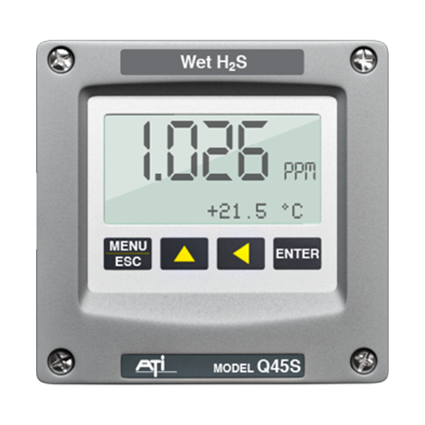 Q45S Wet H2S Gas Detector